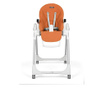 Scaun de masa 2 in 1 Peg Perego Prima Pappa Zero Follow Me, 0-15 kg, Wonder Orange, Portocaliu