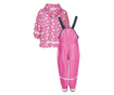 Set de imbracaminte de ploaie pentru copii, Playshoes, Stele, roz, 92 CM