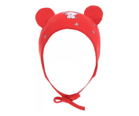 Caciula pentru fete, PAMI, CBF-1021-283, 46-48 cm Rosu