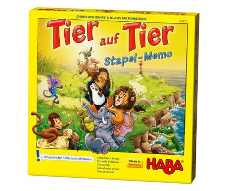 Joc de memorie Haba, Piramida animalelor, 5 ani+