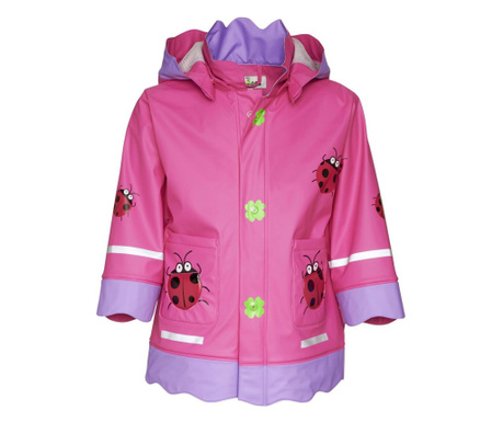 Pelerina de ploaie copii, Playshoes, Ladybug, 104 cm, 3-4 ani