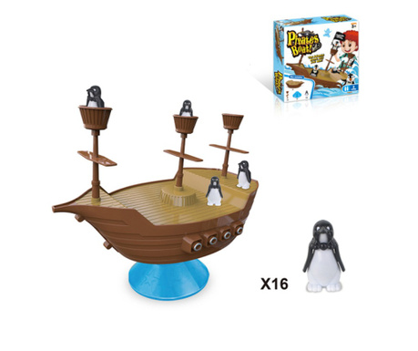 Детска игра кораб с пингвини EmonaMall - Код W4150