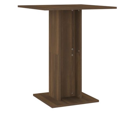 Bistro stolek hnědý dub 60 x 60 x 75 cm kompozitní dřevo