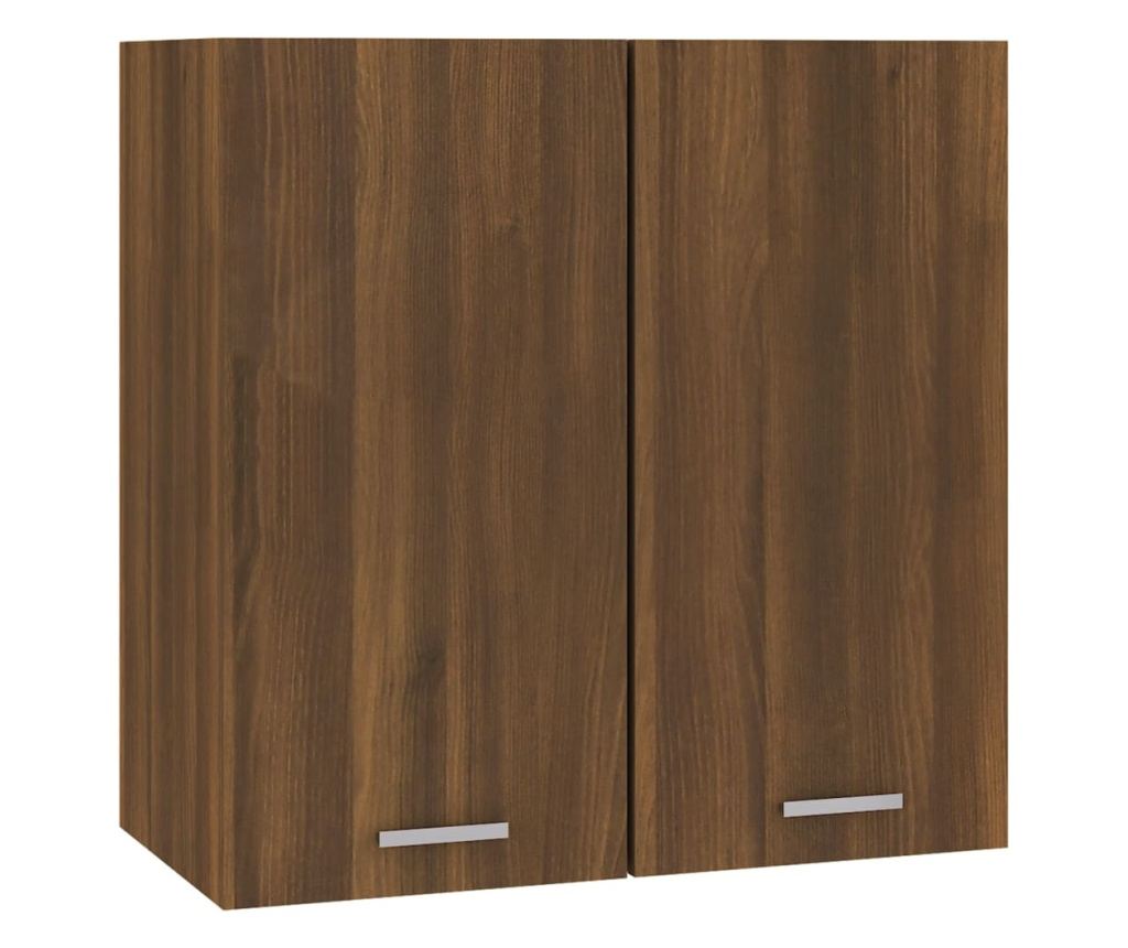 Viseći ormarić boja smeđeg hrasta 60x31x60 cm konstruirano drvo - 2