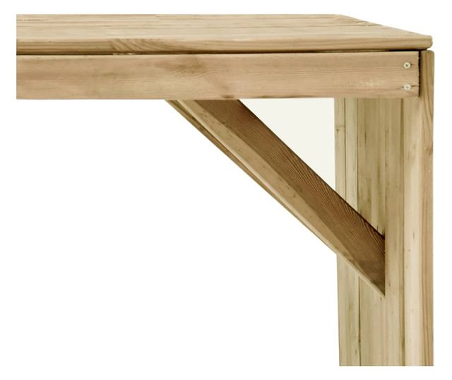 Vanjski set namještaja, 5 dijelova, tretirano borovo drvo