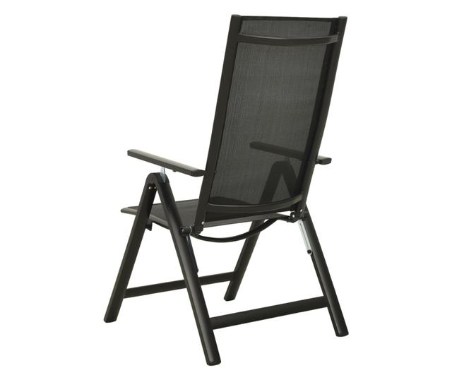 Bistro set namještaja, 5 dijelova, crna i antracit