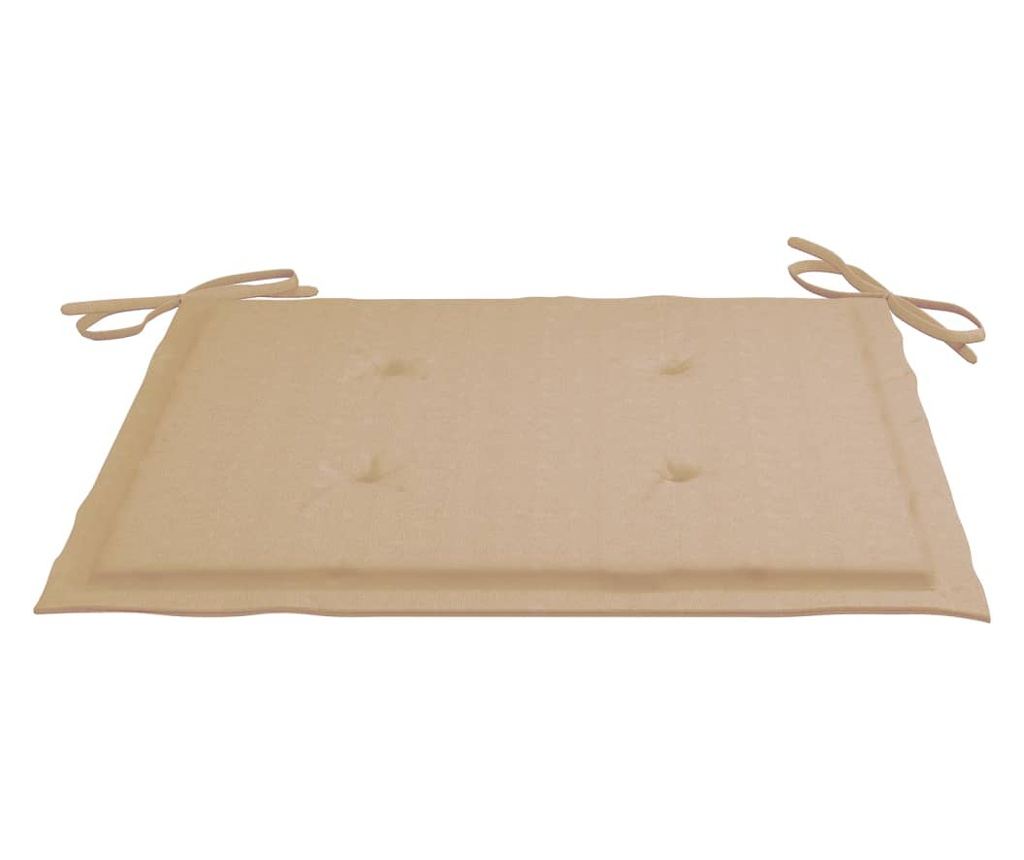 Градински столове с масичка за чай и възглавници, масивно акациево дърво - 8