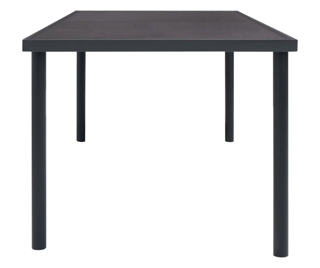 Set zunanjega pohištva, 9 kosov, jeklo - 12