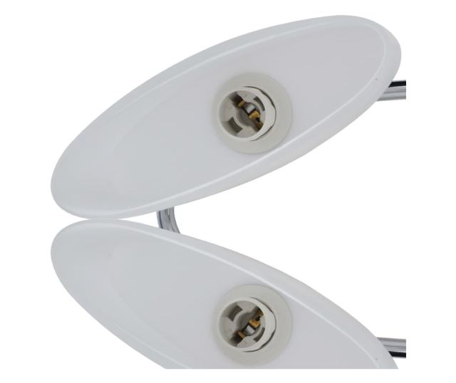 Luster s abažurima od stakla, 4 kom., E14