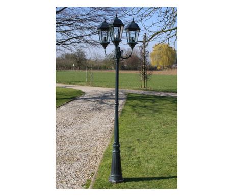 Svjetiljka Brighton s 3 kraka 230 cm Tamno zelena/Crna