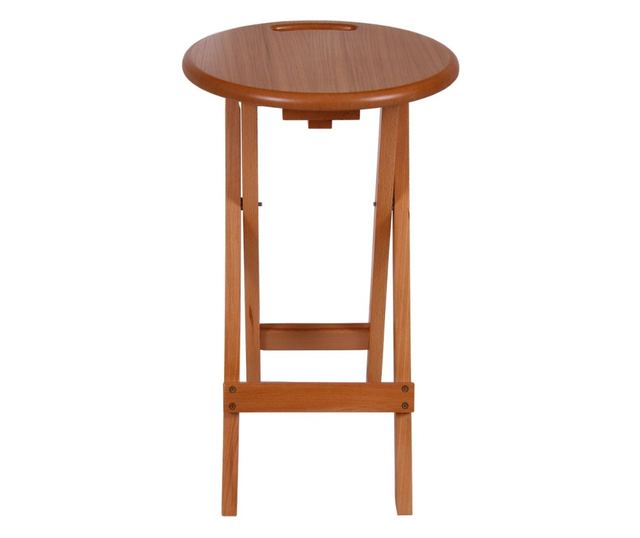 Set od 2 sklopiva taburea Clever L, Drvo, Bukva