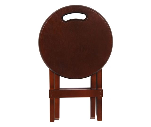 Set od 2 tabureta Clever, drvo, orah