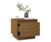 Noćni ormarići, 2 kom., medeno smeđa, 35x34x32 cm, masivno borovo drvo