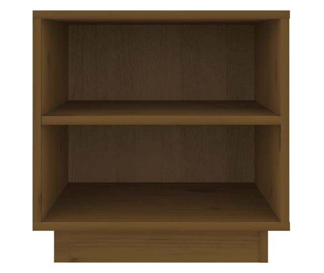 Noćni ormarić medeno smeđi 40x34x40 cm masivno drvo bor