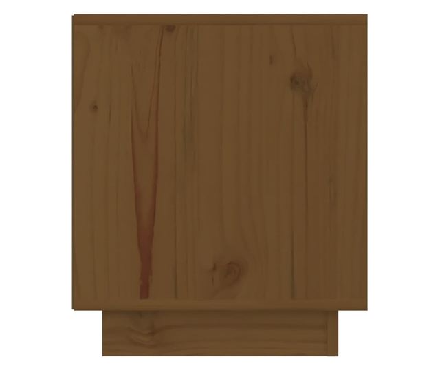 Noćni ormarić medeno smeđi 40x34x40 cm masivno drvo bor