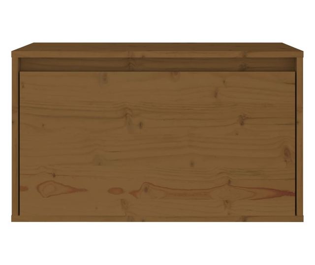 Zidni ormarić, medeno smeđi, 60x30x35 cm, masivno borovo drvo