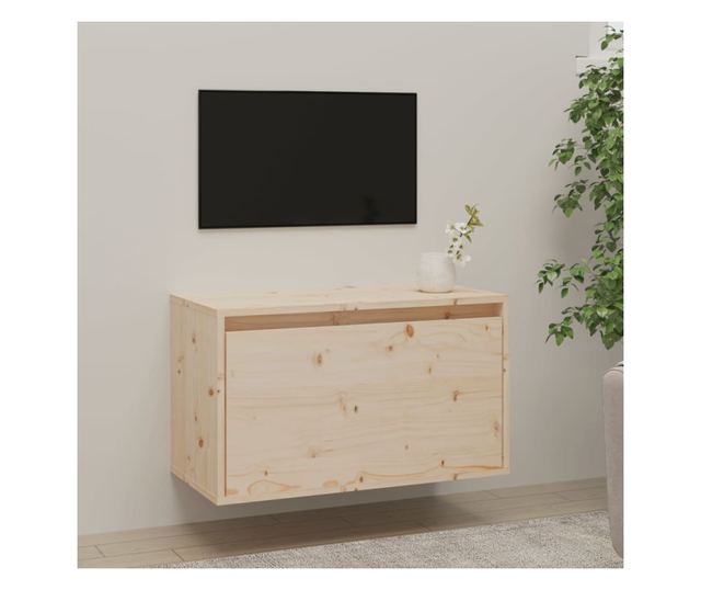 Zidni ormarić, 60x30x35 cm, masivno borovo drvo