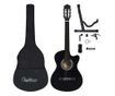 12-dijelni set klasične gitare Western sa 6 žica crni 38 "