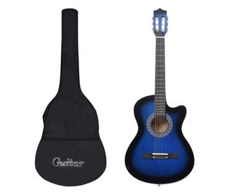 12-dijelni set klasične gitare Western sa 6 žica plavi 38 "
