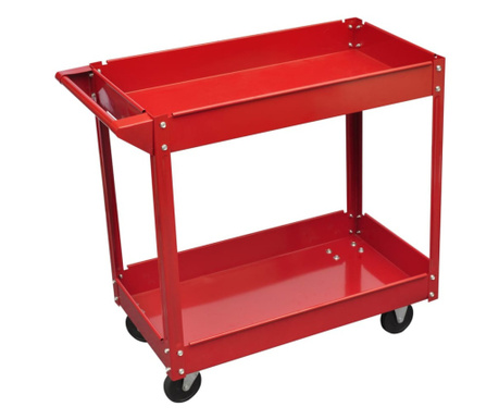140154 Workshop Tool Trolley 100 kg Red