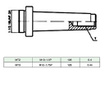 Комплект разстъргваща глава 50 мм с борщанги 15 части MT3-F1-12