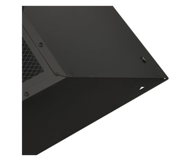 Vatra de foc 2-in-1 cu gratar & vatrai, 46,5x46,5x37 cm, otel