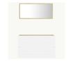 Комплект мебели за баня, 2 части, бял и дъб сонома, ПДЧ thumbnail 3