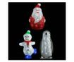 Set LED božićnih figurica, 3 komada, akrilni, za unutarnju i vanjsku upotrebu thumbnail 3