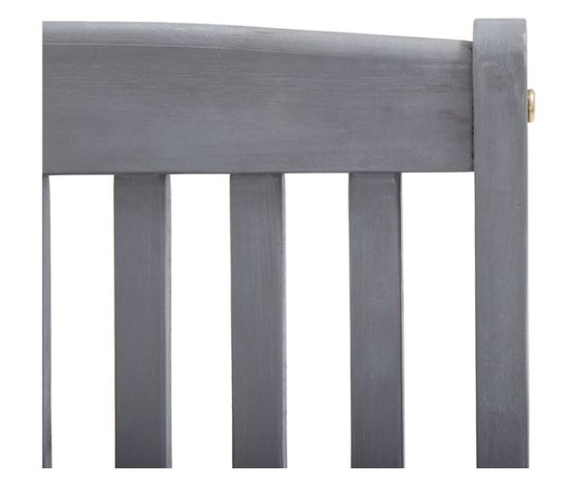 Външни сгъваеми столове с възглавници, 2 бр., Масивна акациева дървесина