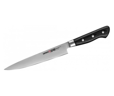 Нож Samura PRO-S, Японска стомана AUS 8, HRC 58, Острие 20 см