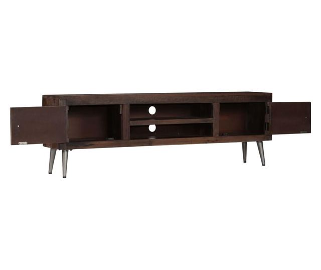 Comodă TV, 140 x 30 x 45 cm, lemn masiv reciclat