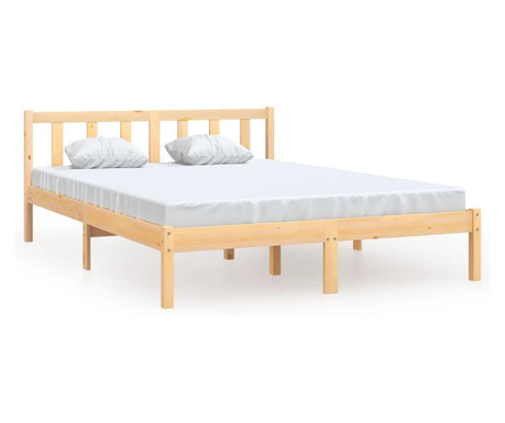 Cadru de pat, 160x200 cm, lemn de pin masiv