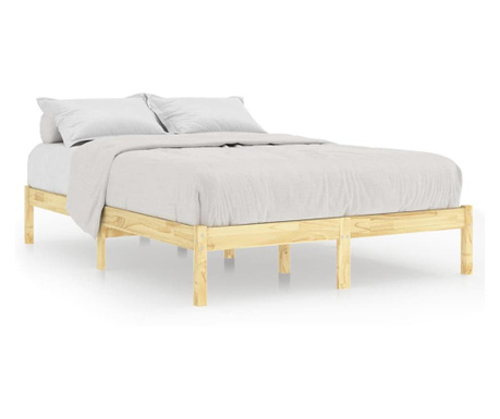 Cadru de pat, 160x200 cm, lemn de pin masiv
