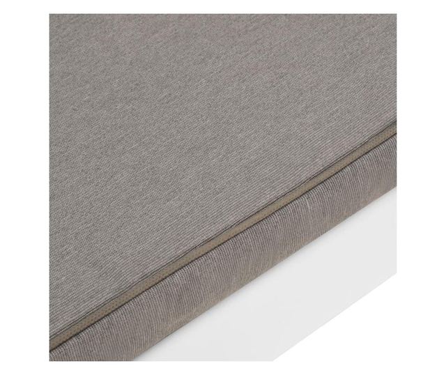 Vrtna klupa s jastucima plastična bijela