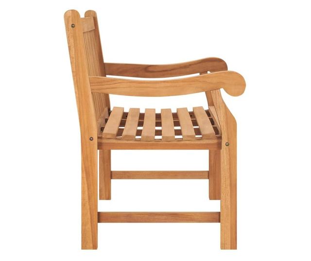 Vrtna klupa 114 cm od masivne tikovine