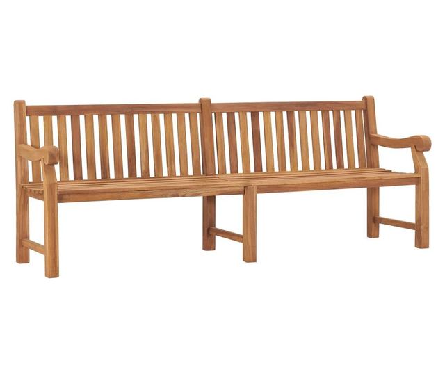 Vrtna klupa 228 cm od masivne tikovine