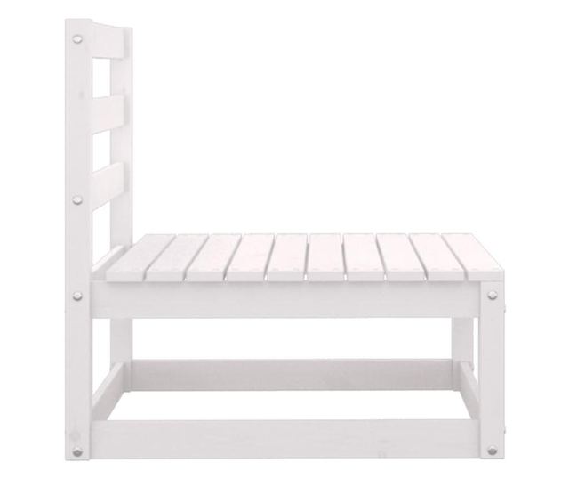 Canapele de mijloc gradina perne antracit 2 buc. lemn masiv pin