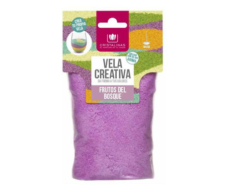 Rezerva lumanare creativa Cristalinas Violet – fructe de padure 175 gr
