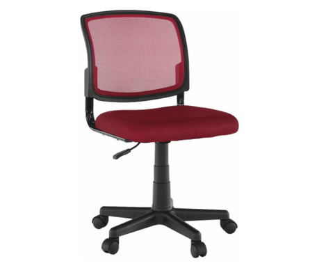 Crveno crna uredska stolica Ramiza 47x42x90 cm