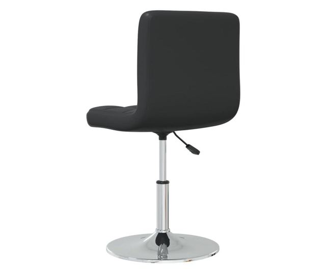 Kuhinjske stolice, 4 kom, crne, umjetna koža