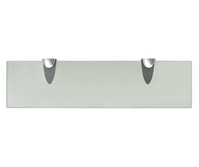 2 db lebegő üvegpolc 40 x 10 cm 8 mm