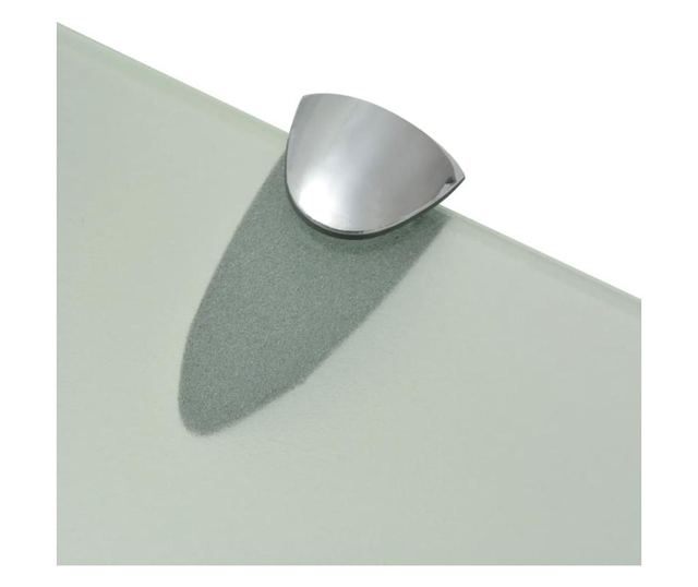 2 db lebegő üvegpolc 40 x 10 cm 8 mm
