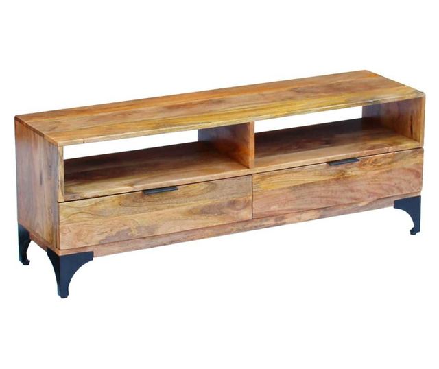 TV Komoda od Masivnog Mango Drveta 120x35x45 cm