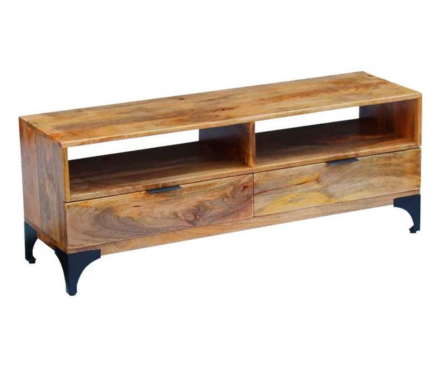 TV Komoda od Masivnog Mango Drveta 120x35x45 cm
