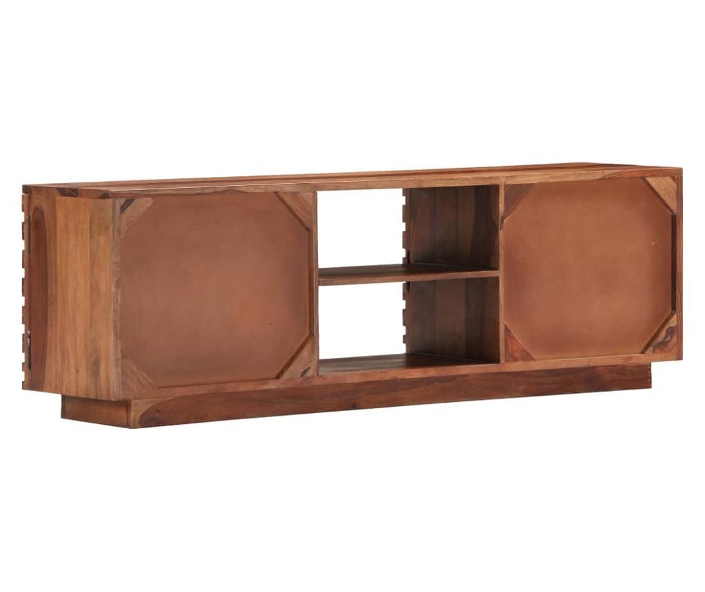 TV ormarić 120 x 30 x 40 cm od masivnog drva šišama - 7