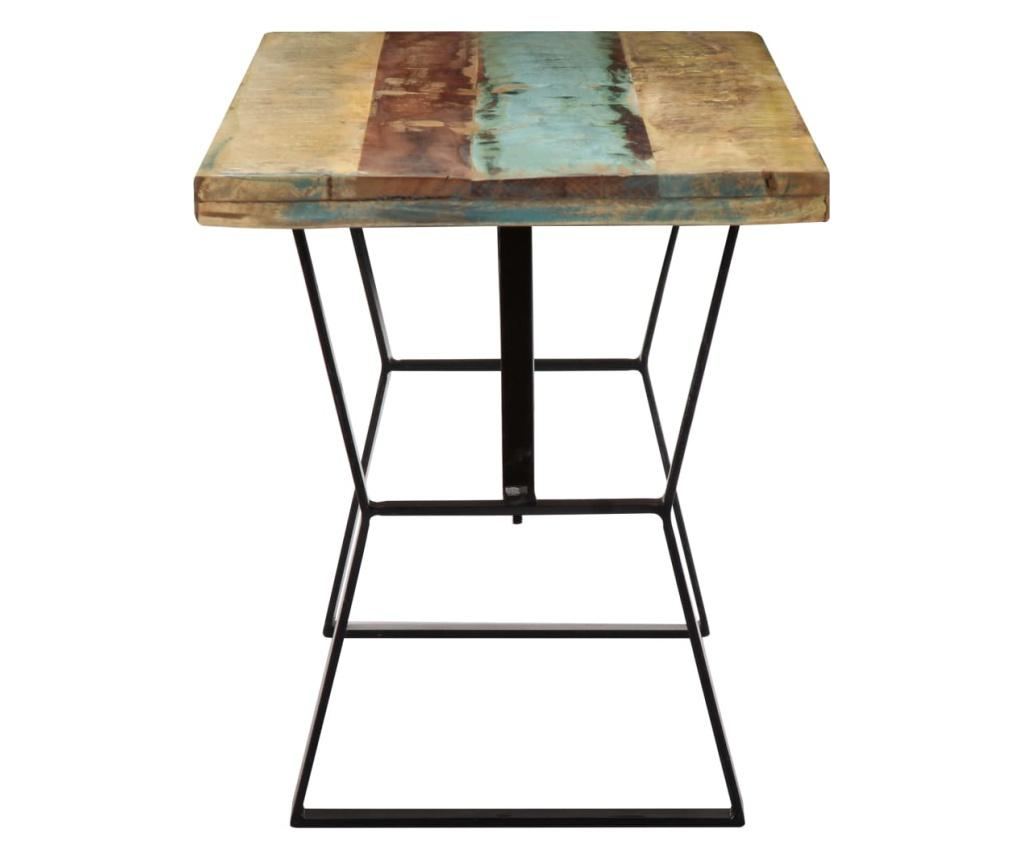 Klop iz trdnega predelanega lesa 110 cm - 6