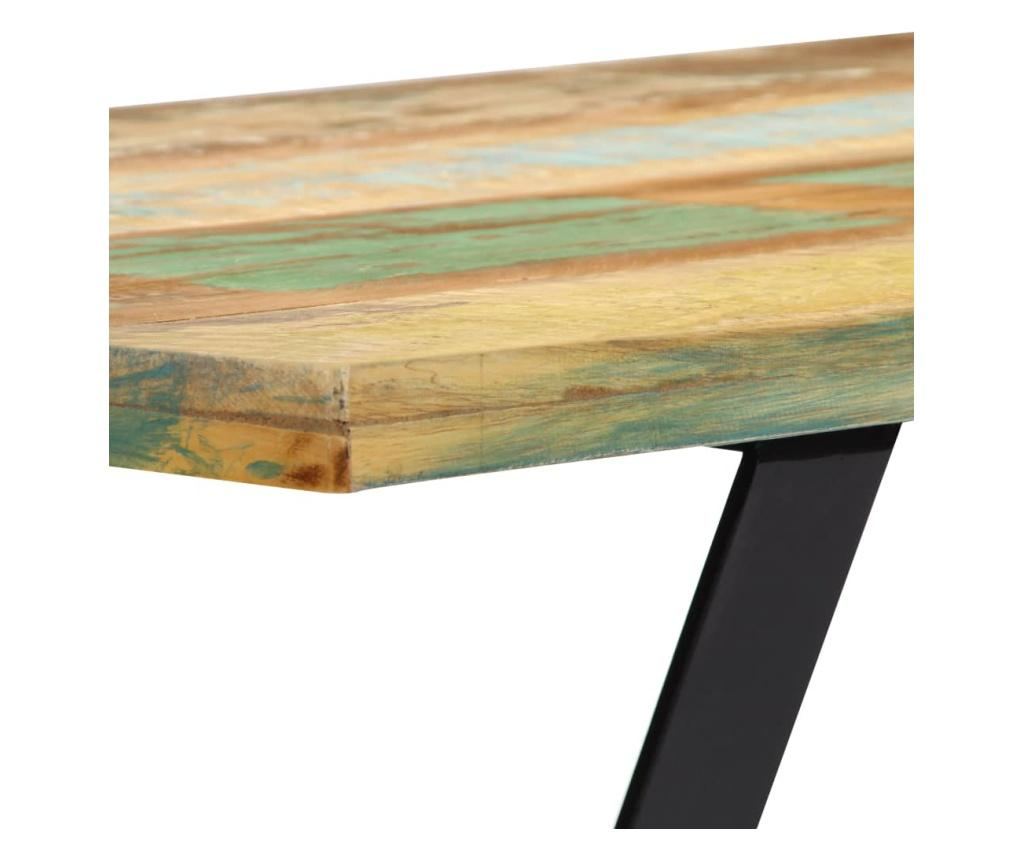 Klop iz trdnega predelanega lesa 110 cm - 10