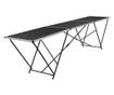 Sklopivi stol za lijepljenje od MDF-a i aluminija 300 x 60 x 78 cm