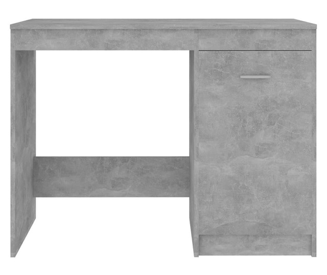 Radni stol siva boja betona 100 x 50 x 76 cm od iverice