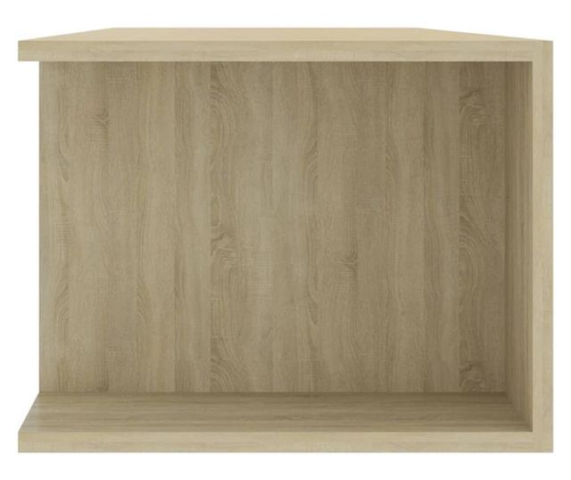 TV ormarić s LED svjetlima boja hrasta sonome 135 x 39 x 30 cm